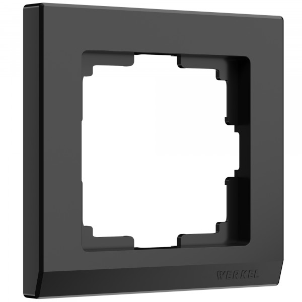 Рамка на 1 пост Werkel WL04-Frame-01 Stark (черный) - купить в Тюмени