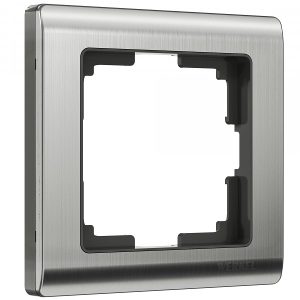 Рамка на 1 пост Werkel WL02-Frame-01 Metallic (глянцевый никель) - купить в Тюмени