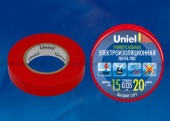 Изолента Uniel UIT-135P 20/15/01 RED - купить в Тюмени