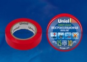 Изолента Uniel UIT-135P 10/15/01 RED - купить в Тюмени